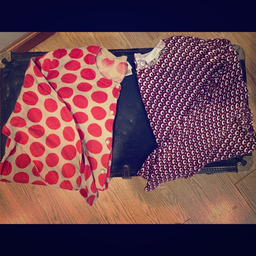 Lot of 2 LOFT Sweaters
